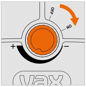 vax S85-CM Steam Clean Multi Steam Cleaner - steam control