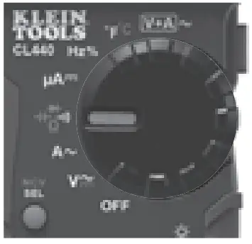 KLEIN TOOLS CL440 HVAC Clamp Meter -approximately