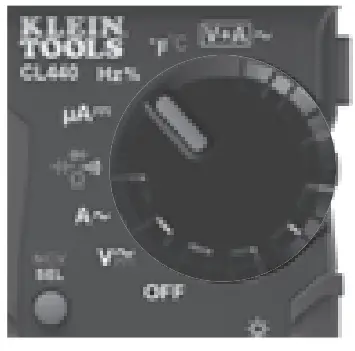 KLEIN TOOLS CL440 HVAC Clamp Meter - circuit2