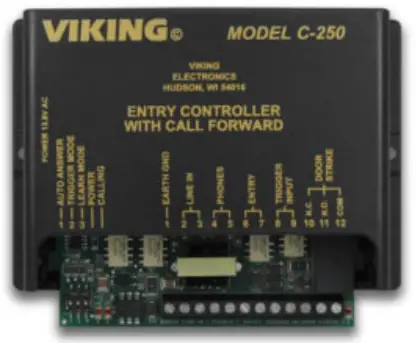 VIKING Entry Phone Controller with Call Forwarding