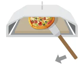 GREEN MOUNTAIN GRILL GMG-4026 Wood-Fired - Rotating The Pizza