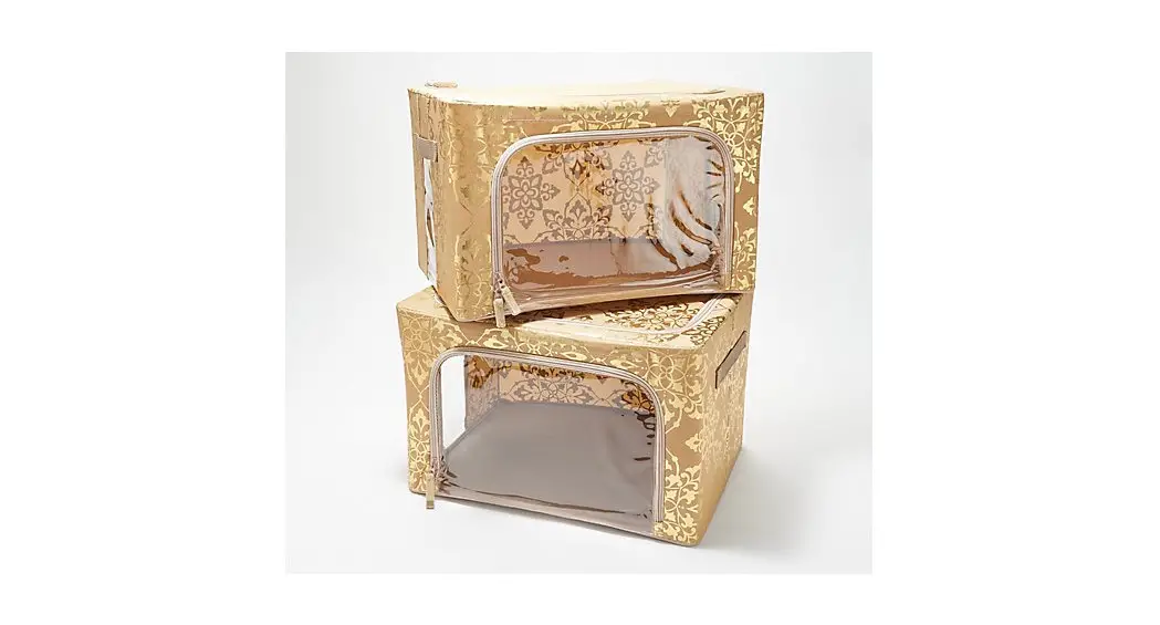 Tidy Co Set Of 2 Small Collapsible Storage Boxes Instruction Manual