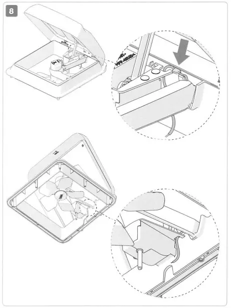 FIAMMA FRA206299 Kit Turbo Vent 28 F-10