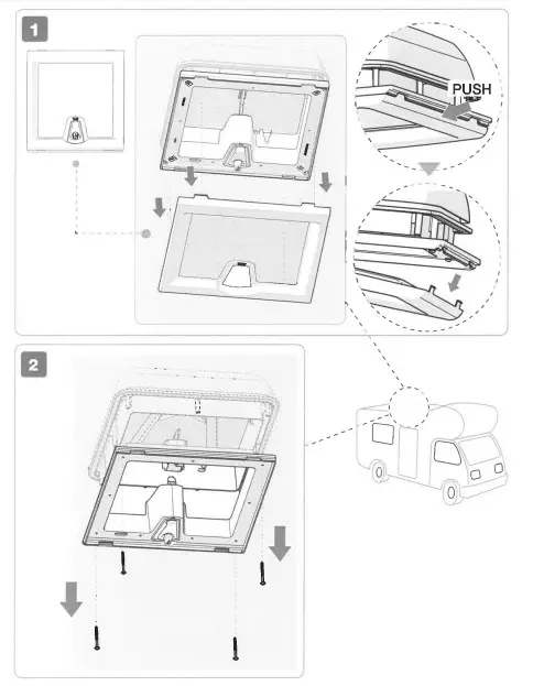 FIAMMA FRA206299 Kit Turbo Vent 28 F-8