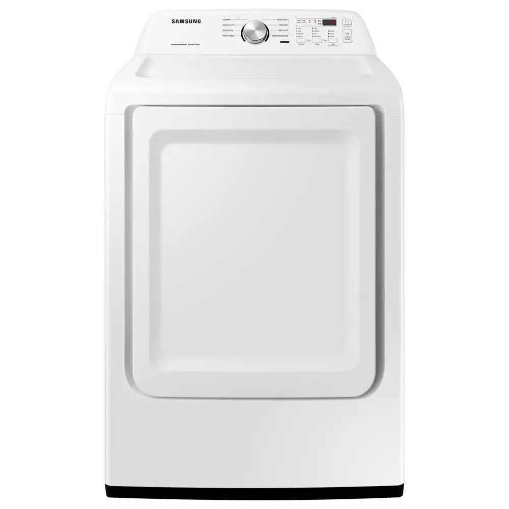 Samsung Electric Dryer Dve45t3200w Cutsheet Specifications