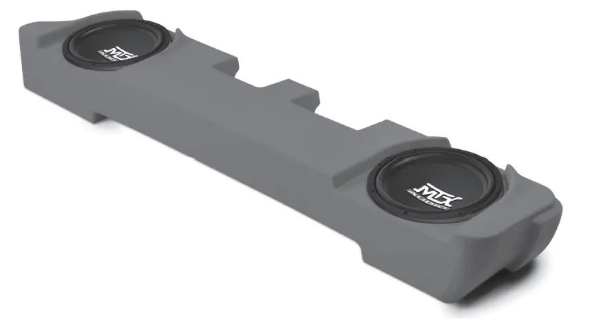 MTX Audio F250X00BK20A-TN Ford F-350 Super Cab Vehicle Specific Subwoofer Enclosure Owner's