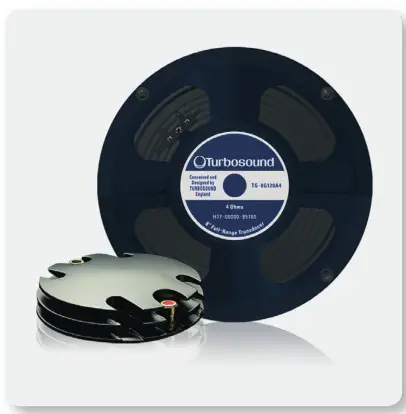 Turbosound TCX102-WH 2-Way 10-Inch Loudspeaker- Engineered Drivers