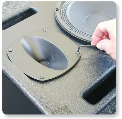 Turbosound TCX102-WH 2-Way 10-Inch Loudspeaker- Rotatable Waveguide