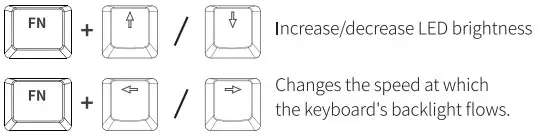 micronics WK-3 Mechanical Keyboard - LED control