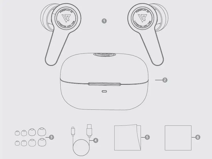 LYPERTEK LPT04 Hybrid ANC TWS Earbuds fig4