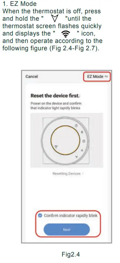tuya BHT-005 Wifi Heating Thermostat User Manual - Fig 2,4