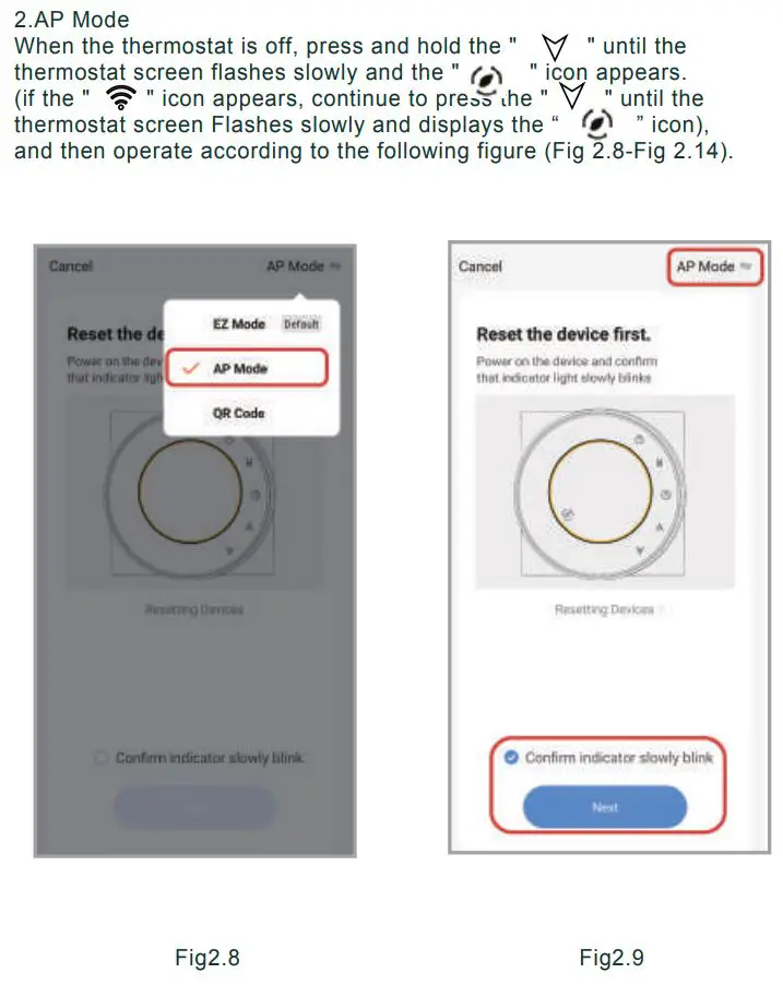 tuya BHT-005 Wifi Heating Thermostat User Manual - Fig 2,8.9