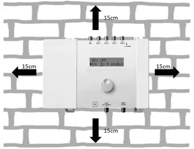 johansson 6713 Profino Revolution Plus SAT Amplifier - fig