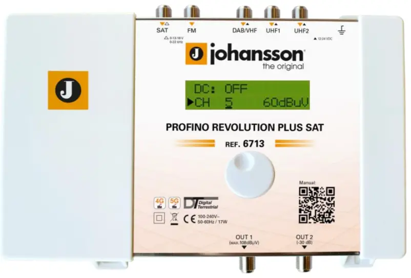 johansson 6713 Profino Revolution Plus SAT Amplifier