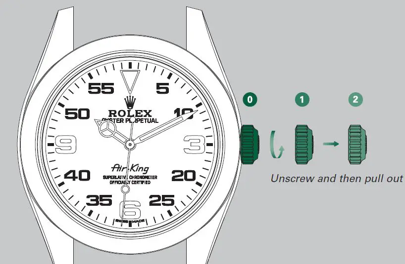 ROLEX M116900-0001 Oyster Perpetual Air-King Watch FIG 4