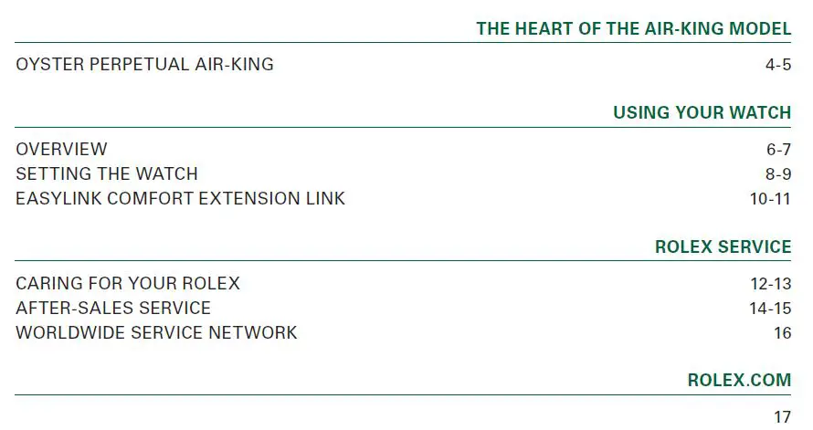 ROLEX M116900-0001 Oyster Perpetual Air-King Watch FIG 9