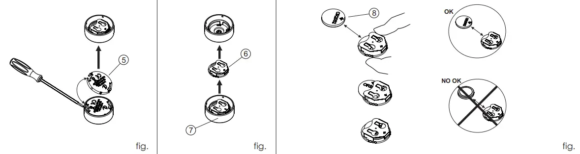 DOMUS LINE CALL-ME Remote Radio Emitter for Lighting fig4