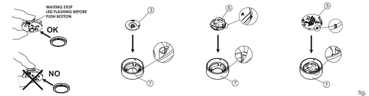 DOMUS LINE CALL-ME Remote Radio Emitter for Lighting fig5