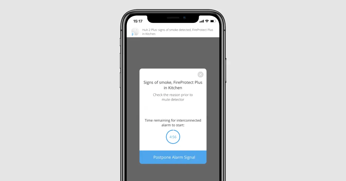 Ajax Online FireProtect Plus Wireless Fire Detector - The function works as follows 5