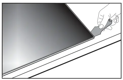 Miele KM7210 FR Hob- burner components
