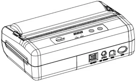 Woosim Systems WSP W40 4 Inch Mobile Printer