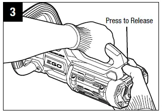 EGO HT2410 56-Volt Lithium-Ion Cordless Hedge Trimmer fig 5
