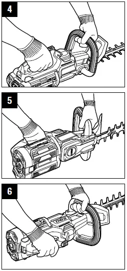 EGO HT2410 56-Volt Lithium-Ion Cordless Hedge Trimmer fig 6