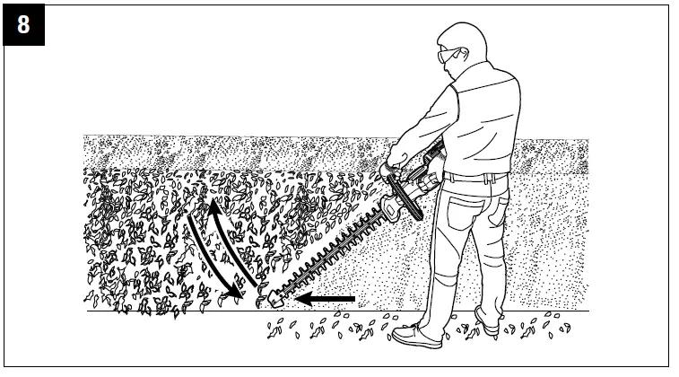 EGO HT2410 56-Volt Lithium-Ion Cordless Hedge Trimmer fig 8