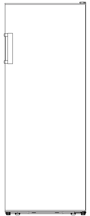 Haier HRZ 322 339L Vertical Refrigerator