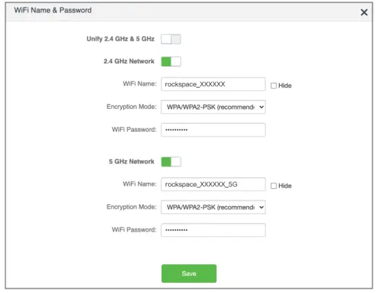 rock space AX1800 Dual-Band Wi-Fi Router - wireless network 1