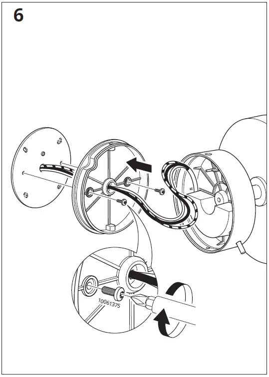 IKEA 604.898.13 KABOMBA LED Ceiling Lamp Fig6