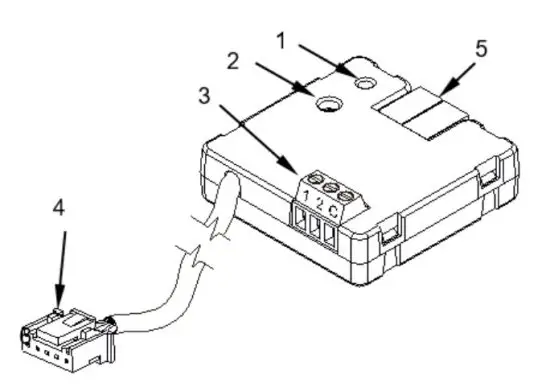Zennio KLIC MITTE KNX IT Terminal Gateway for Mitsubishi Electric Ecodan Units - figure 1