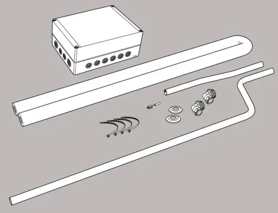 NIBE DEH 500 Docking Kit External Additional Heat