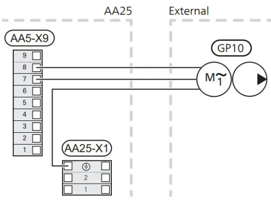 NIBE DEH 500 Docking Kit External Additional Heat - CONNECTING EXTERNAL HEATING