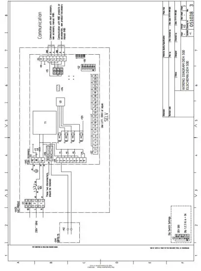 NIBE DEH 500 Docking Kit External Additional Heat - WIRING DIAGRAM 3