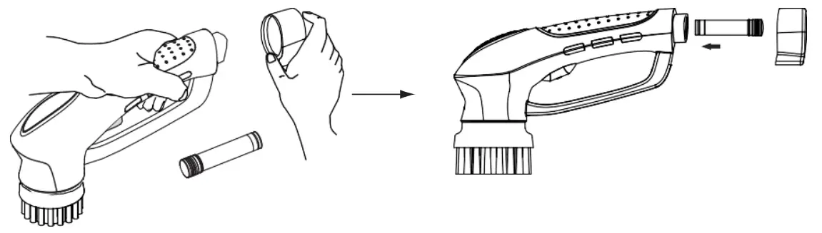 anko FD ESC Rechargeable Cleaning Brush - fig 3
