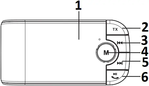 Scosche SBTFM2 - Part description 1