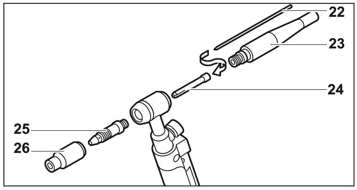 Magmaweld Monotig 160i Basic DC Inverter Tig Welding Machine - Changing Tungsen Electrode