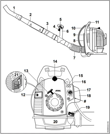 STIHL BR 200 - 9928BA024 KN