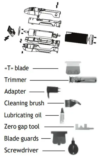 BabylissPro 4Artists FX7870BKE Skeleton Trymer - FEATURES