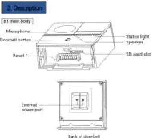 diagramLaxihub Indoor Smart Wi-Fi Video Doorbell - Description 1