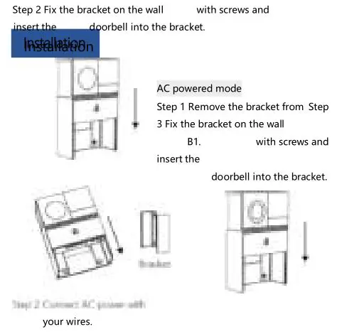 Laxihub Indoor Smart Wi-Fi Video Doorbell - Installation 2