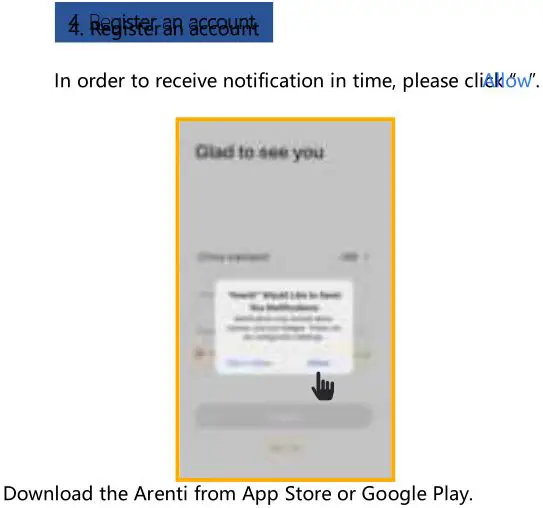 Laxihub Indoor Smart Wi-Fi Video Doorbell - Register an account