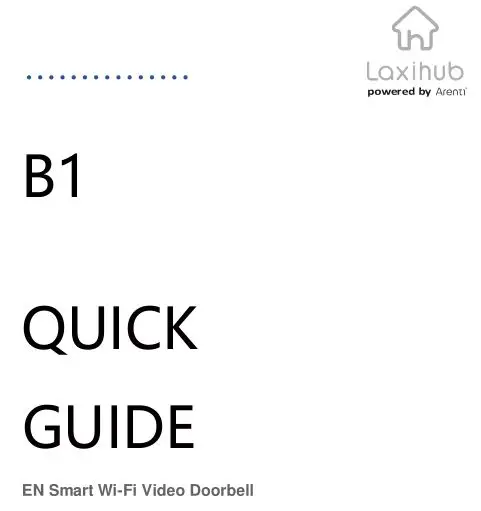 Laxihub Indoor Smart Wi-Fi Video Doorbell User Guide