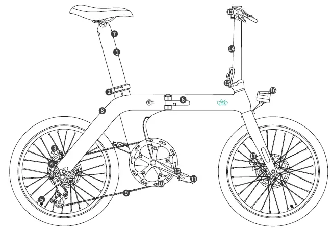 Fiido D21-Folding-With-Torque-Sensor-Electric-Bike-fig 1