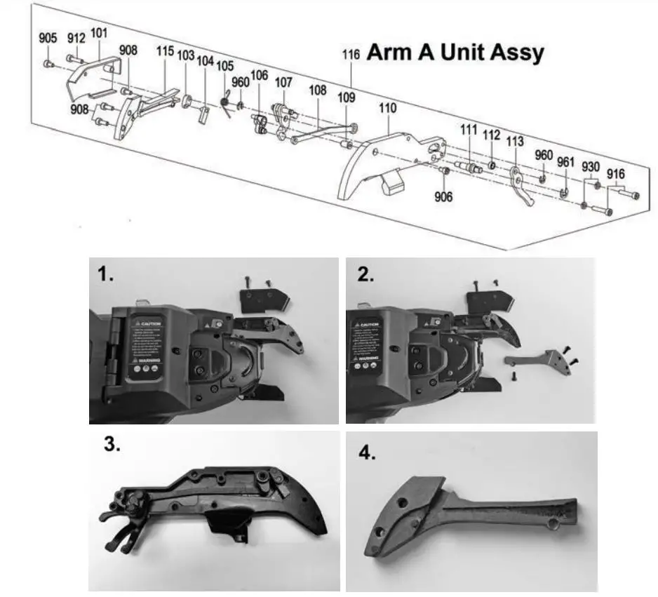 BNT-25X Battery Powered Rebar Tying Gun Instruction Manual - How To Clear A Wire Jam On The BNT X Series Rebar Tiers