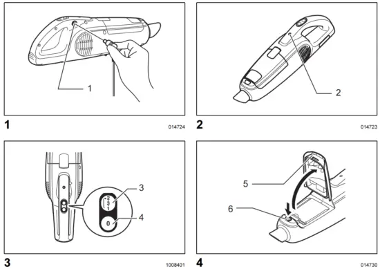 makita CL104D Cordless Cleaner - Fig 1