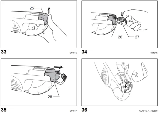 makita CL104D Cordless Cleaner - Fig 9