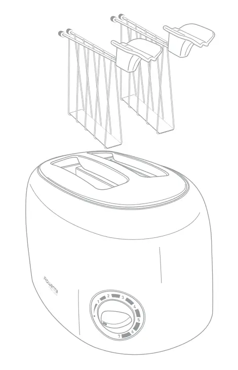 ROWENTA-TT626030-Prelude-Toaster-Maker-Machine-Fig1