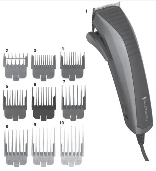 REMINGTON HC4060 Easy Fade Hair Trimmer Haircut Kit - FIG 1